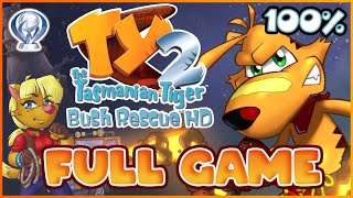 Ty the Tasmanian Tiger 2 Bush Rescue HD FULL GAME 100 Longplay PS4 [upl. by Collins941]