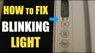 How To Fix HP Printer BLINKINGFLASHING Light [upl. by Pembroke]