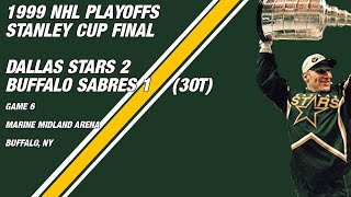 Dallas Stars at Buffalo Sabres 1999 Stanley Cup Final Game 6 BEST QUALITY [upl. by Clarise340]