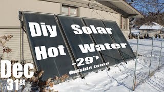 Diy Solar Hot Water System Overview and Operation [upl. by Ymerrej]