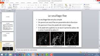 Cours de traitement dimage  Seuillage [upl. by Leiuqeze]