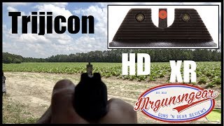 Trijicon HD XR Tritium Night Sights Review HD [upl. by Teferi]