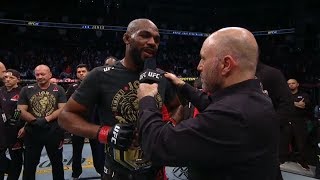 UFC 247 Jon Jones and Dominick Reyes Octagon Interview [upl. by Esertal]