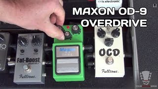 Maxon OD9 Overdrive Tube Screamer Pedal  Gear Review [upl. by Ymor]