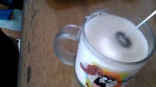 Aerolatte Review Frothing Cold Milk In Under 1 Minute [upl. by Nortyad]