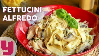 Fettucini Alfredo Tarifi  Makarna Tarifleri  Yemekcom [upl. by Kirenoj]